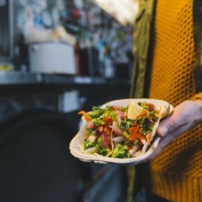 Food Truck serving Tacos in Tofino